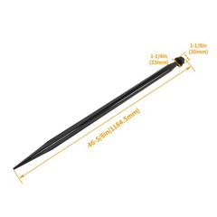 47″ Square Hay Bale Spear Spike Fork Tine For Tractors 4500lb Cap Each Red/Black