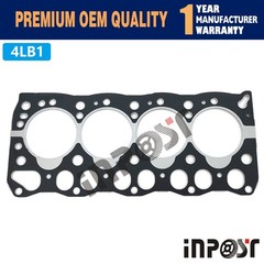 4LB1 4LB1T Cylinder Head for Isuzu TCM FD15 FD18 FD19 Tractor (Metal)