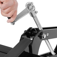 50″ 1-Point Manual Implement Lift System For ATV/UTV Lawn Tractor w/2″ Receiver