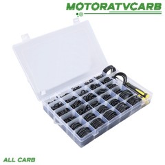 ALL-CARB 1086Pcs 32Size SAE O Ring Assortment Kit with 4 Pick & Hook, ID:1/8”-2”