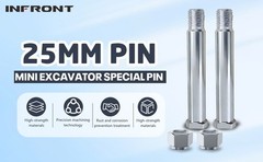 Free shipping applies to mini excavator bucket pins 0.98 inches/25 mm (2-pack)