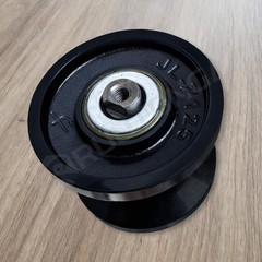 Wheel Radius- 5″ AGT Mini Excavator Center Idler Wheel fit H12 QH12 12 15 Series