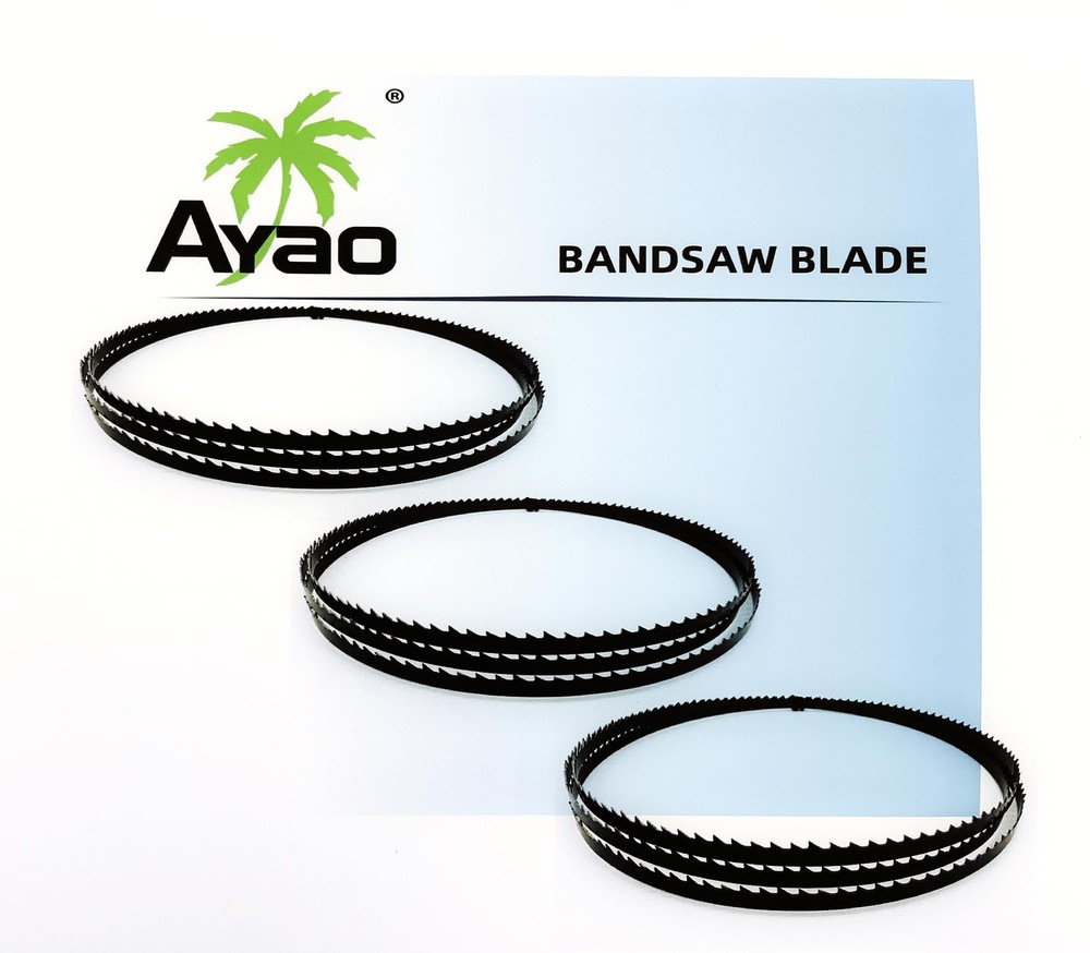Ayao Pack Of 3 Bandsaw Blades 62 Inch X 1/4 Inch X 14Tpi For Ryobi Powertec