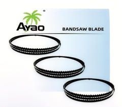 Ayao Pack Of 3 Bandsaw Blades 62 Inch X 1/4 Inch X 14Tpi For Ryobi Powertec