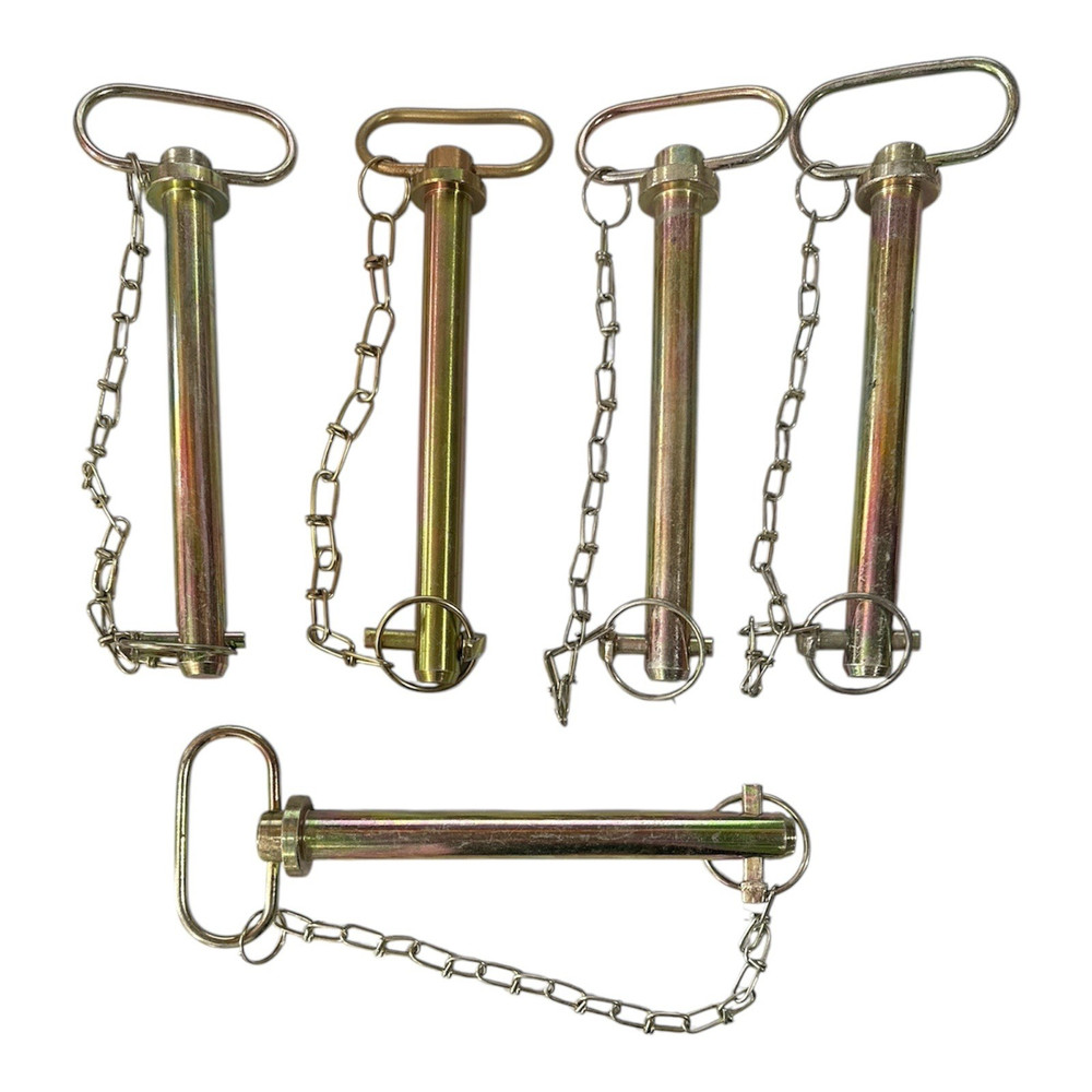 Lot of 5 Goliath 7/8″ Tractor Hitch Pin with Chain ~ HP78WC