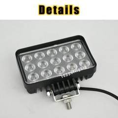 6×4 LED work lights Kit Fit Kubota RTV 900/1100 Series Utility Vehicle Bumper