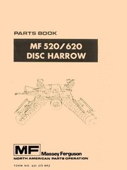MASSEY FERGUSON MF 520 / 620 Disc Harrow Parts Manual