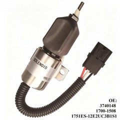 12V Shutdown Solenoid 3740148 1751ES-12E2UC3B1S1 1700-1508 For Woodward 1700~