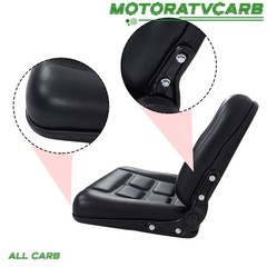 ALL-CARB Universial Fold Down Seat With Adjustable Angle Slide Forklift And Back