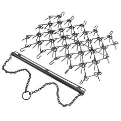 4 X 4FT Drag Harrow Tines For ATV UTVs Leveling Grading Lawn Tractors Heavy Duty