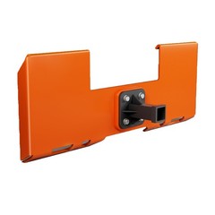 3/8in Thick Plate Skid Steer Mount Plate Quick Attach Trailer Hitch Receiver