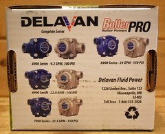 Delavan 8900C Series 8 Roller Pump Pro 24 GPM 150 PSI 540-1000 RPM 1″ FNPT