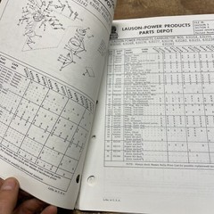 VINTAGE Tecumseh Engine Owners Manual LAUSON POWER PRODUCT PARTS DEPOT CARB PART