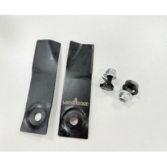2 pcs Wolfequip Remote Control Lawn Mower Blades & Bolts Parts Set for LDH-HT550
