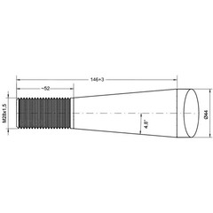 S.77018 Bale Spear – Straight. To fit as: KK241162 Fits Strimech
