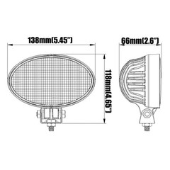 LED Work Light For Case IH Combines 7088 6088 5088 7230 7230 8010 8120 9120 9130