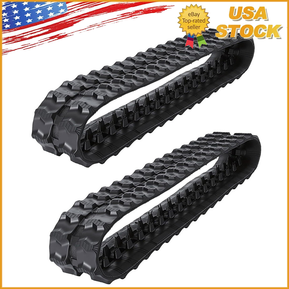 180x60x35 Heavy Duty Rubber Tracks Set of 2, Mini Excavator Replacement Tracks