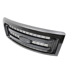 Gloss Black Plastic Front Upper Grille for F150 2009-2014 DL3Z8200CA