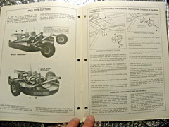 Bush Hog Owner’s Manual Models 305 & 306 Rotary Cutter Factory Paper