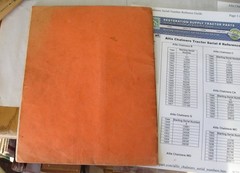 Vintage Allis Chalmers Model C Tractor OPERATING Instructions & Repair Parts Man