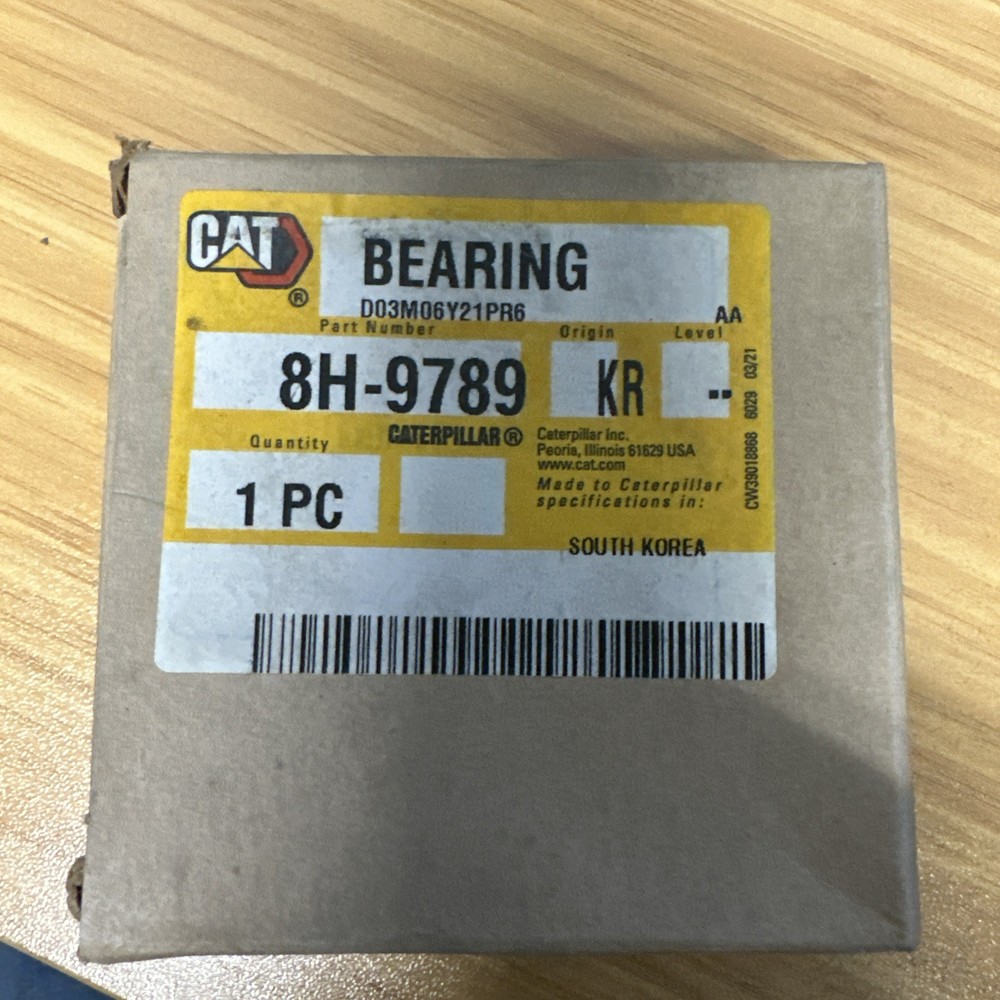 Caterpillar Cat 8H 9789 72MM OUTER DIAMETER BALL BEARING New In Box