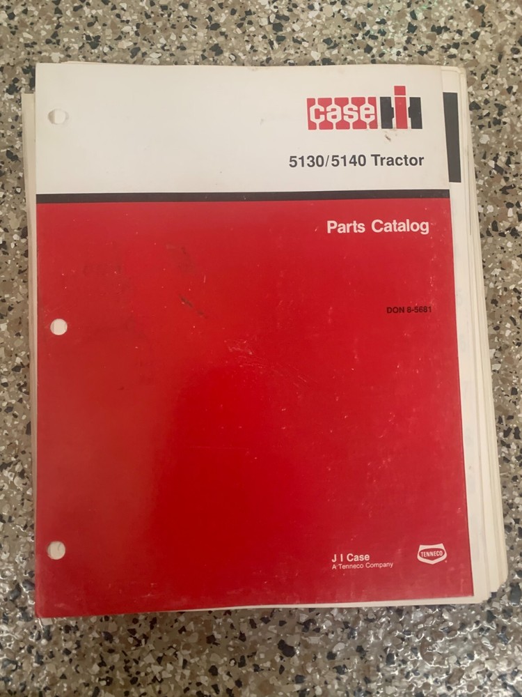 JI CASE PARTS MANUAL CATALOG FOR CASE 5130/5140 TRACTORS