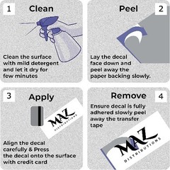Vinyl Toilet Sticker for Bathroom & Washroom – Waterproof Indoor & Outdoor Decal