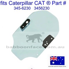 fits Caterpillar CAT Door Glass 345-6230, 3456230 297D2XHP 299D2XHP 299D2 299DR