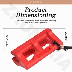 4″ Steer Stop Outboard Hydraulic Steering Lock, 4 inches, Red