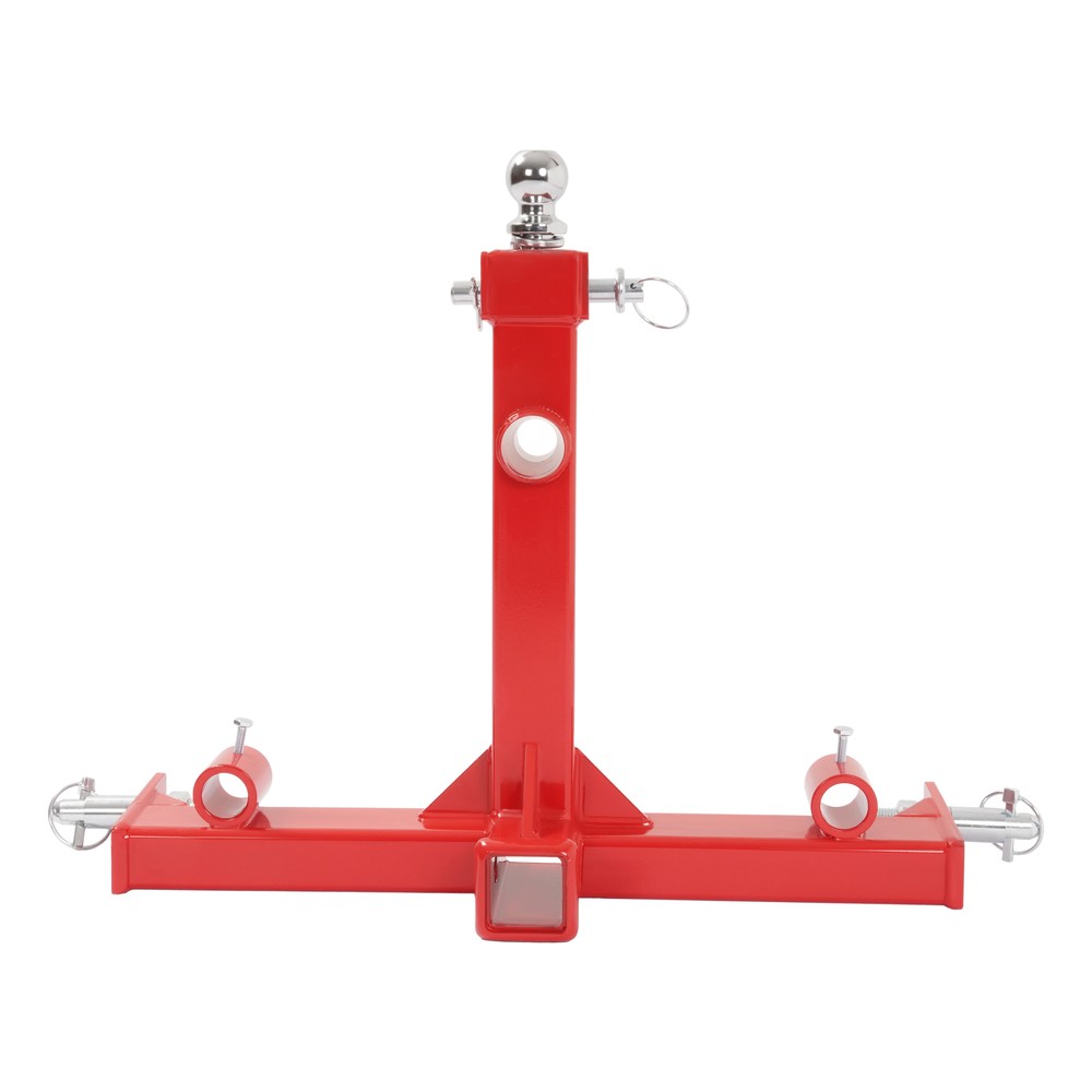 3 Pt Gooseneck Ball Hitch Adapter 2″ Receiver Trailer Drawbar For Cat1 tractors