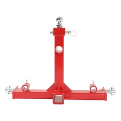 3 Pt Gooseneck Ball Hitch Adapter 2″ Receiver Trailer Drawbar For Cat1 tractors