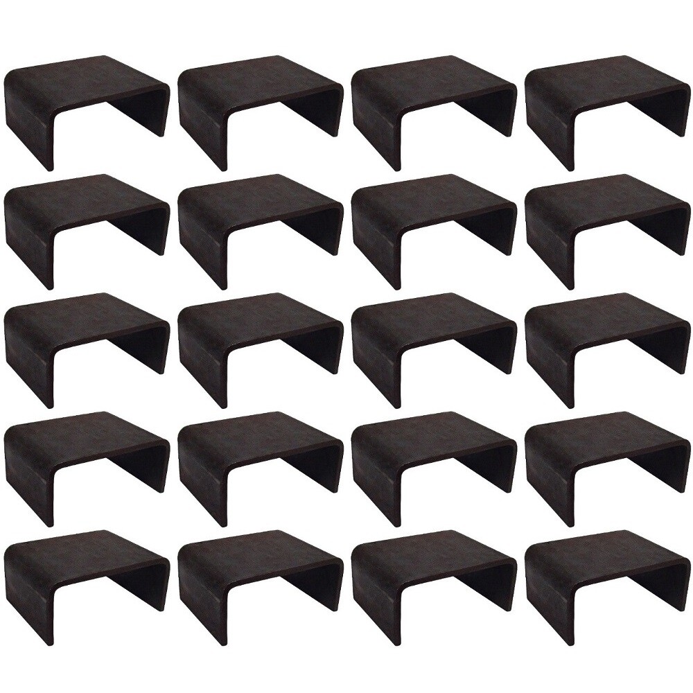 20 Weld-on 6ga Steel Stake Pockets for Semi Truck Trailer 2×4 Utility Pocket