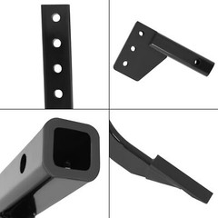 For ATV UTV Hitch Mounted Ripper Middle Buster Plow 18″ Shank with 2″ Receiver