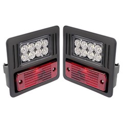 4PCS LED Headlight Tail Light Kit Lamp Assembly For Bobcat Skid Steer Loader