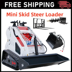 Free Ship 2026 Mini Skid Steer Loader 13.5HP B&S Gas Engine EPA