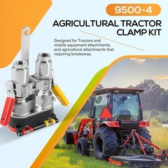 For Pioneer 9500-4 Hydraulic Break-Away Coupler Kit Agricultural Tractor Clamp