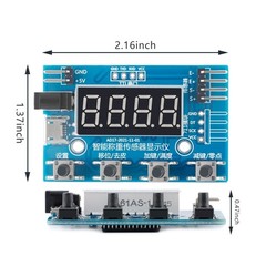 EC Buying HX711 Digital Load Cell Module, 2.16 x 1.38 x 0.47 inches, Black