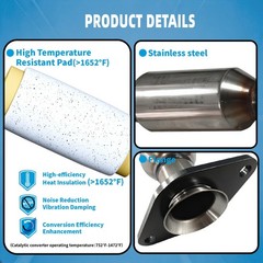 CAT CLEAN Catalytic Converter Toyota Corolla 2003-2008