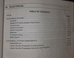 1980’s – 1996 PETERBILT 320 352 362 372 MASTER SERVICE REPAIR MANUAL 3 VOL. SET