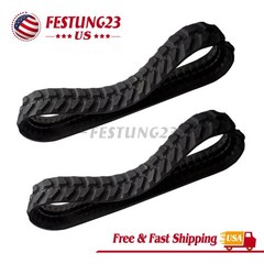 2 Set FOR TAKEUCHI Rubber Track TB-016 TB016 TB216 TB-216 230x48x68