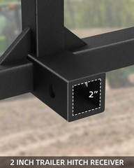 3 Point Trailer Hitch Category 1 Tractors 2in 1500lbs Compatible Kubota BX