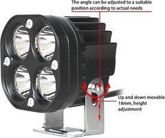 2PCS 3” LED WORK Lights Pods Caterpillar Skid Steers Excavator Forklift Loader