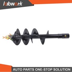 Labwork 12″ x 48″ Digger Auger Bit Attachment, 2″ Hex Compatible