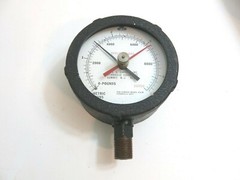 VINTAGE FRED CARVER INC HYDRAULIC EQUIPMENT 5″ GAUGE 0 – 1000 POUNDS
