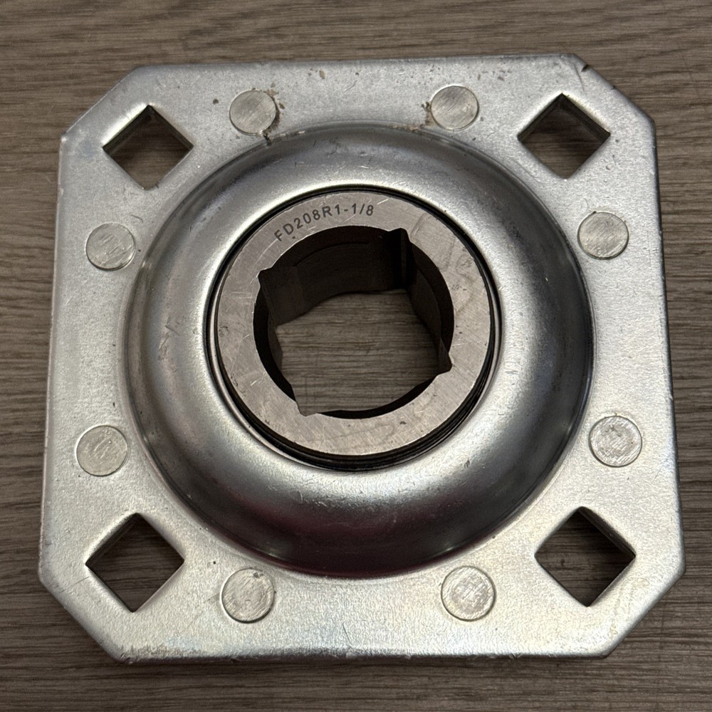 Premium FD208R1-1/8 AG Flanged Disc Bearing Unit 1-1/8″ Squre Bore ST208-1.1/8