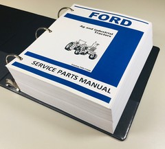 Ford 2600 3600 4600 6600 7600 Tractor Ag & Industrial Parts Manual Catalog Book
