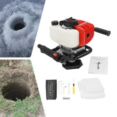 52CC Gas Powered Earth Auger Post Hole Digger Auger 2 Stroke 2hp, NO Drill Bits