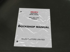 JCB Isuzu 4LB1, 4LC1, 4LE1 Industrial Diesel Engine Service Manual Repair Book