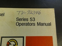 Detroit Diesel Series 53 Engines Operators Manual 6SE337 1/73