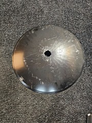 SMA 16110203P 16 INCH X 11 GAUGE SMOOTH DISC BLADE WITH 1 SQ X 1-1/8 SQ